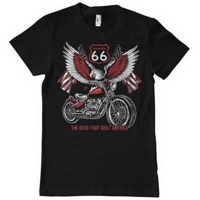 Route 66 - American Eagle Bike Mens T-Shirt