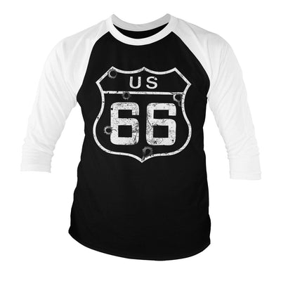 Route 66 - Bullets Baseball Long Sleeve T-Shirt