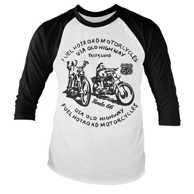 Route 66 - FUEL Baseball Long Sleeve T-Shirt