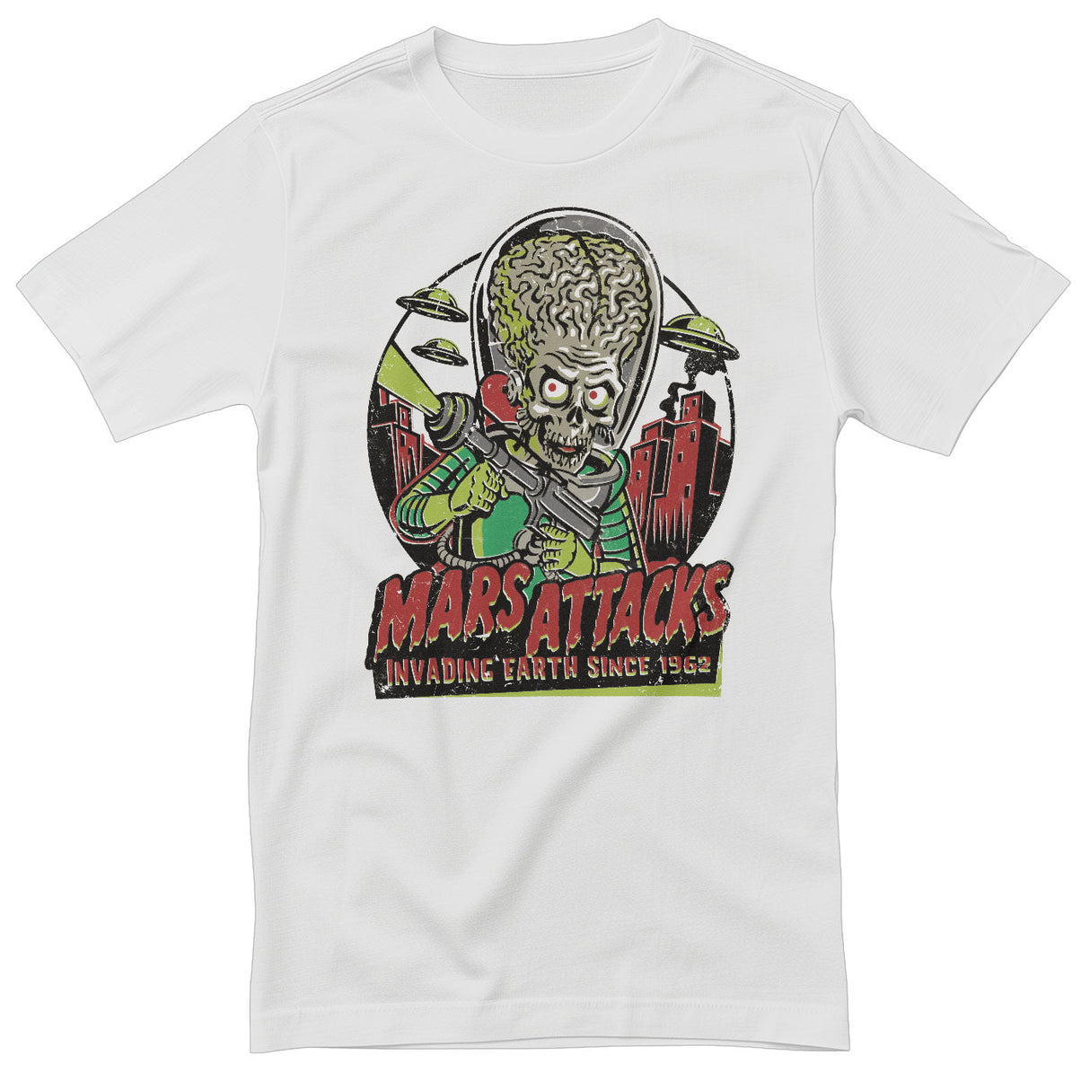 Mars Attacks - Invading Earth Since 1962 Mens T-Shirt