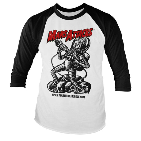 Mars Attacks - Space Adventure Bubbel Gum Baseball Long Sleeve T-Shirt