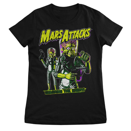 Mars Attacks - Smashing The Enemy Women T-Shirt