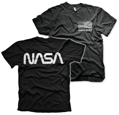 NASA - Black Flag Mens T-Shirt