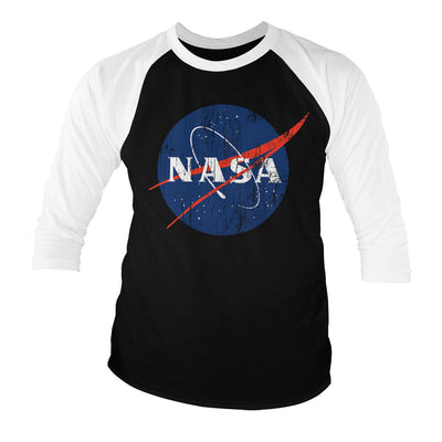 NASA - Washed Insignia Baseball Long Sleeve T-Shirt