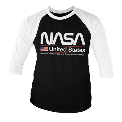 NASA - United States Baseball Long Sleeve T-Shirt