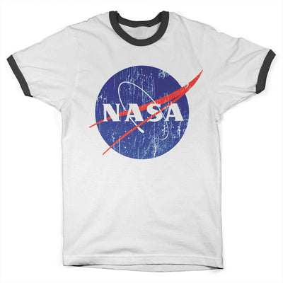 NASA - Washed Insignia Ringer Mens T-Shirt