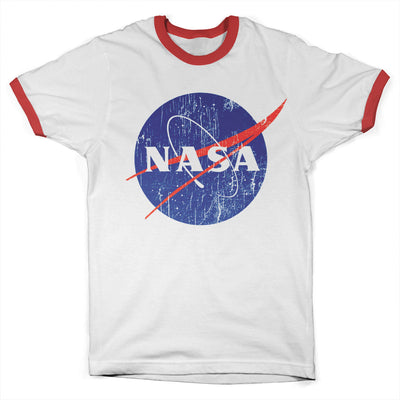 NASA - Washed Insignia Ringer Mens T-Shirt