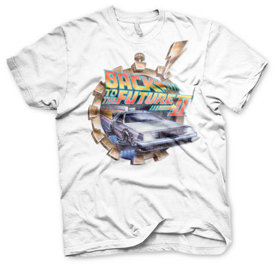 Back To The Future - Part II Vintage Ringer Mens T-Shirt