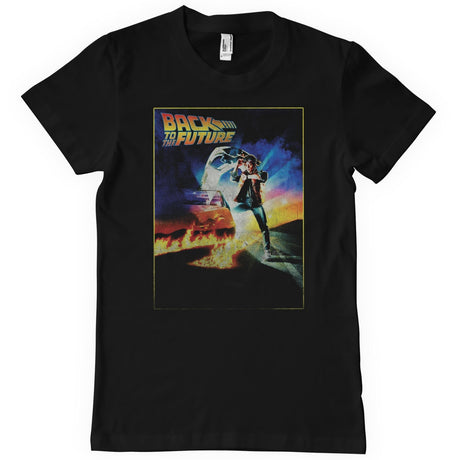 Back To The Future Vintage Poster T-Shirt showcasing Vintage Poster design