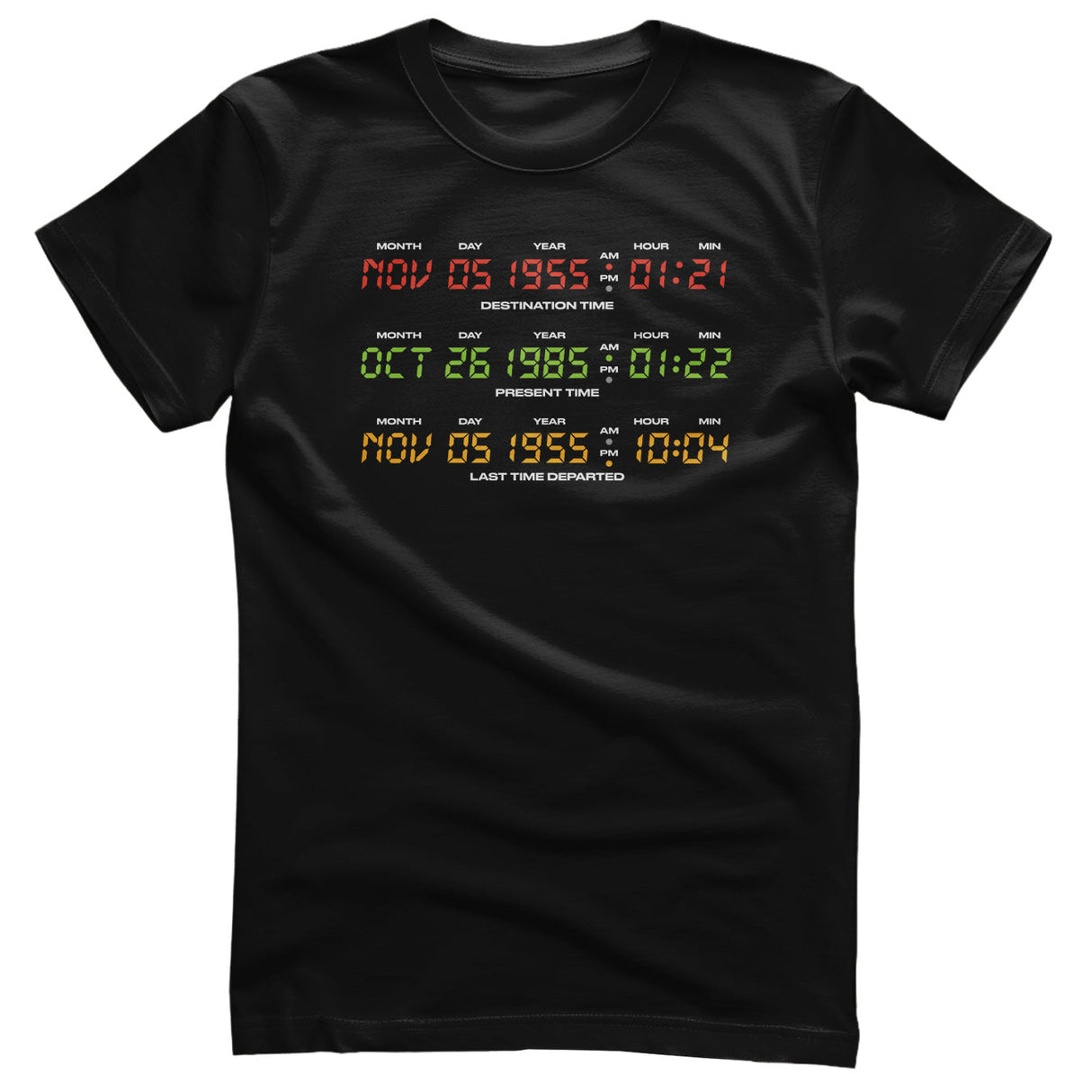 Back to the Future - Delorean Display Mens T-Shirt