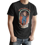 Chucky - Wanna Play? Distressed Mens T-Shirt