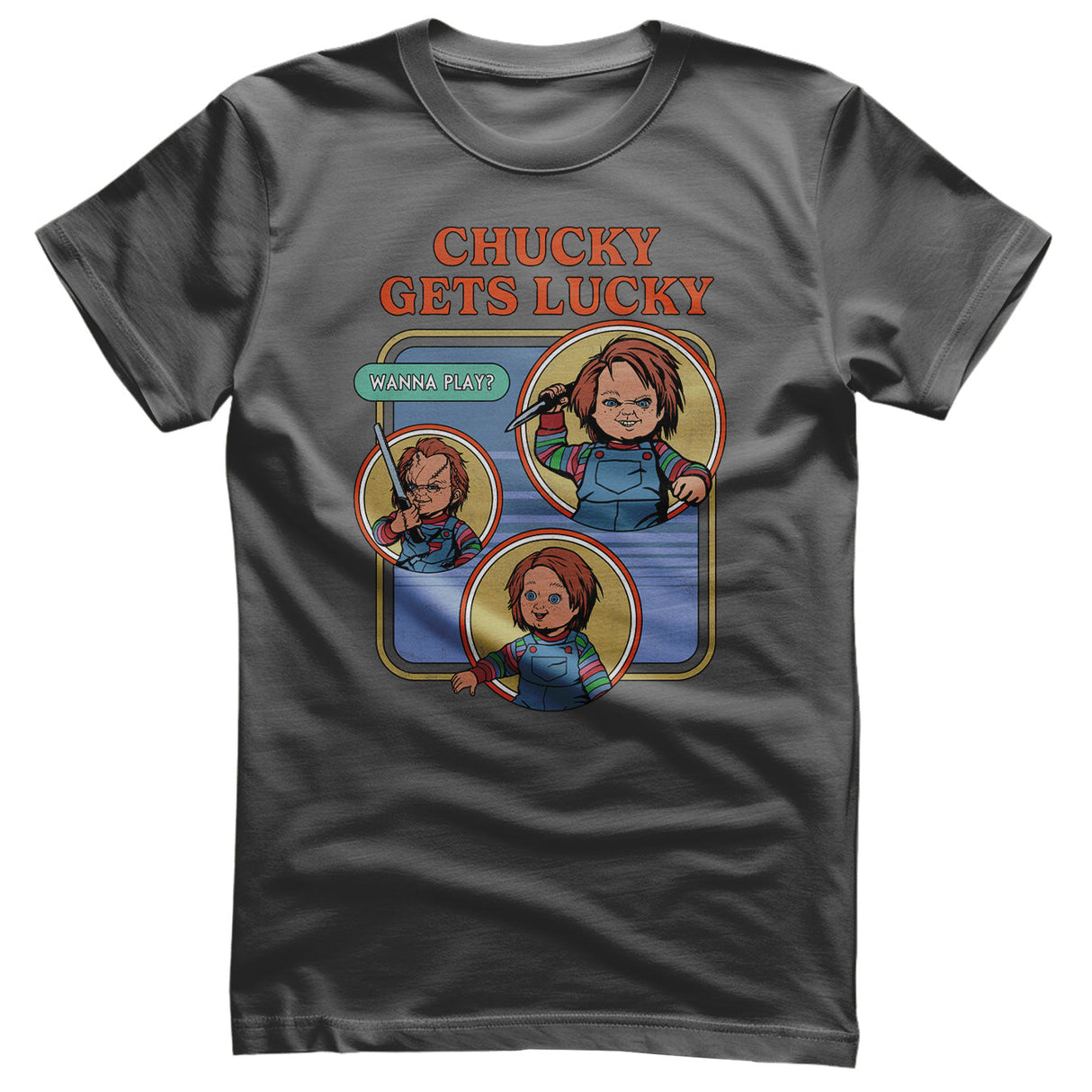 Chucky - Gets Lucky Mens T-Shirt