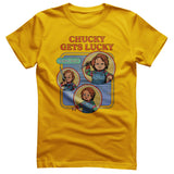 Chucky - Gets Lucky Mens T-Shirt