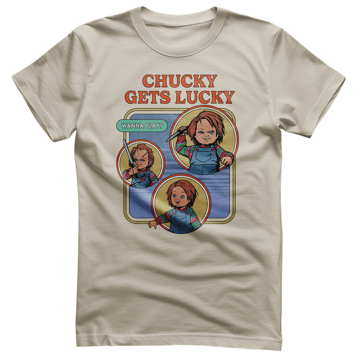 Chucky - Gets Lucky Mens T-Shirt