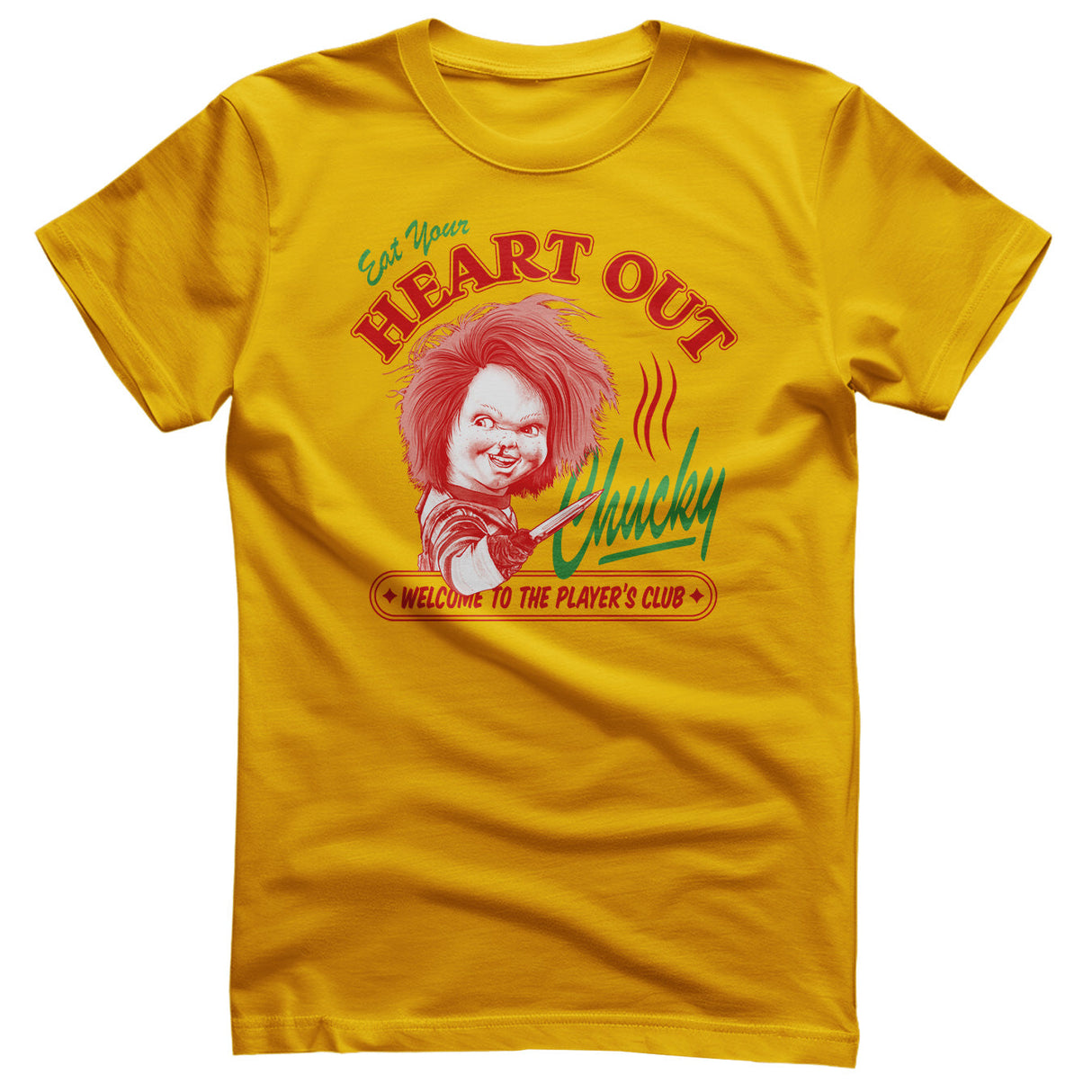 Chucky - Eat Your Heart Out Mens T-Shirt