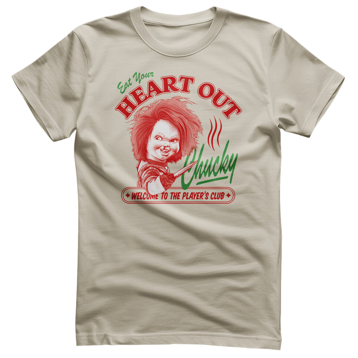 Chucky - Eat Your Heart Out Mens T-Shirt