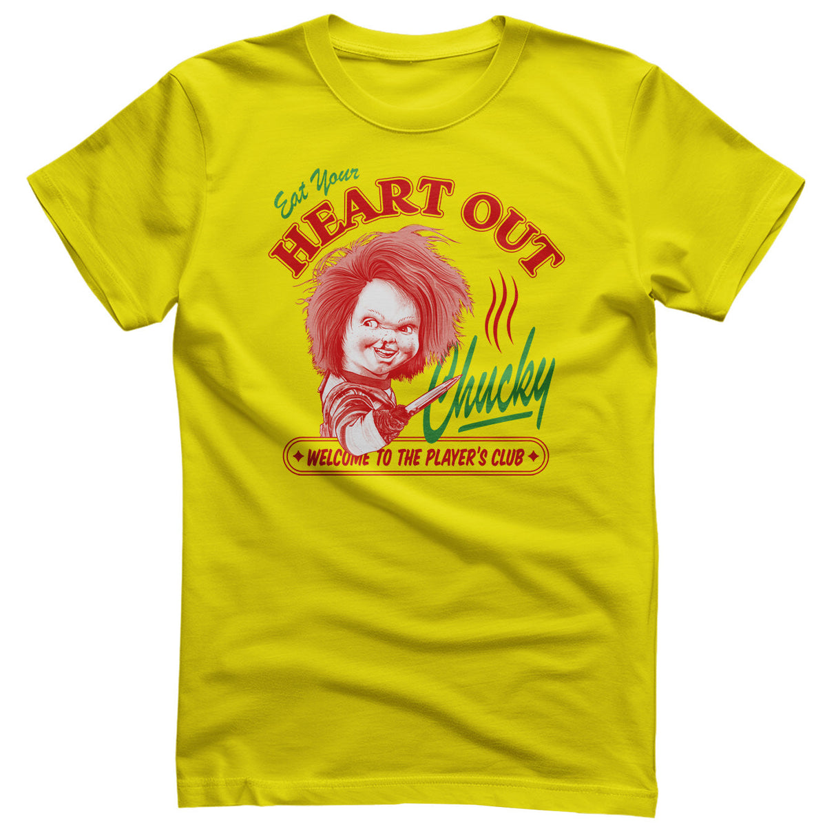 Chucky - Eat Your Heart Out Mens T-Shirt