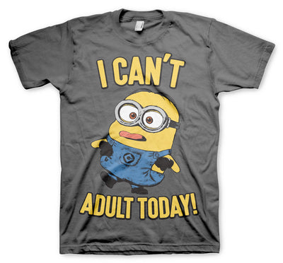 Minions - I Can't Adult Today Mens T-Shirt