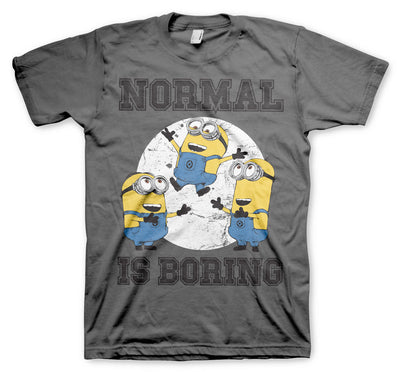 Minions - Normal Life is Boring Mens T-Shirt