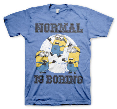 Minions - Normal Life is Boring Mens T-Shirt