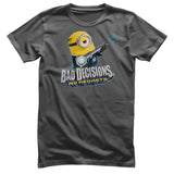Minions - Bad Decisions No Regrets Mens T-Shirt