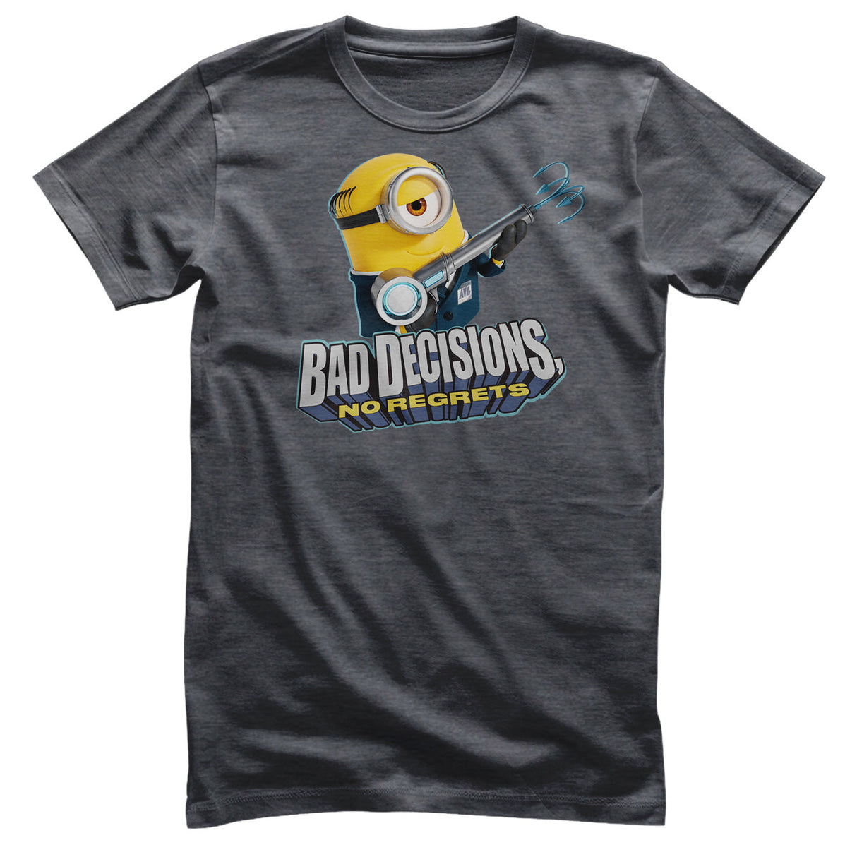 Minions - Bad Decisions No Regrets Mens T-Shirt