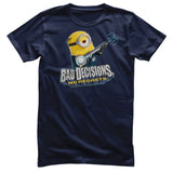 Minions - Bad Decisions No Regrets Mens T-Shirt