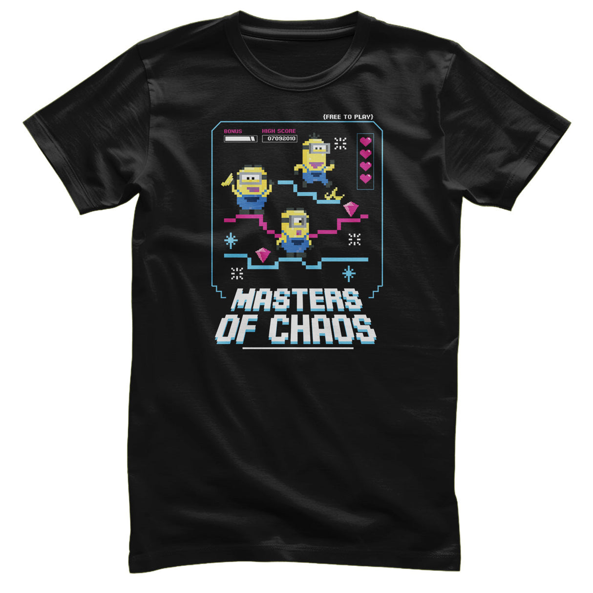 Minions - Masters Of Chaos Mens T-Shirt