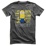 Minions - Sorry For What I Said When I Was Hungry Mens T-Shirt