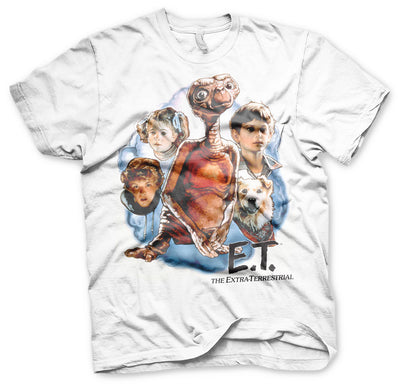 E.T. - Retro Poster Ringer Mens T-Shirt