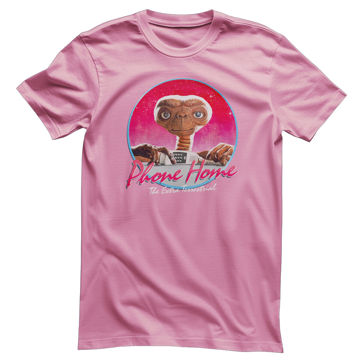 E.T. - Phone Home Retro Circle Mens T-Shirt