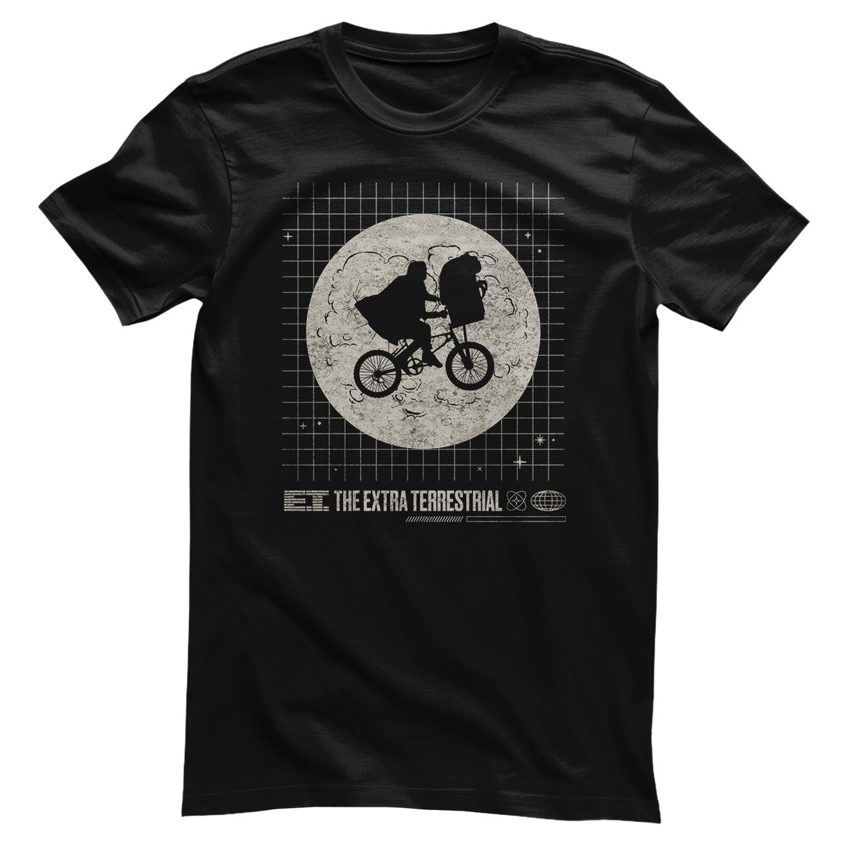 E.T. - Washed Grid Mens T-Shirt