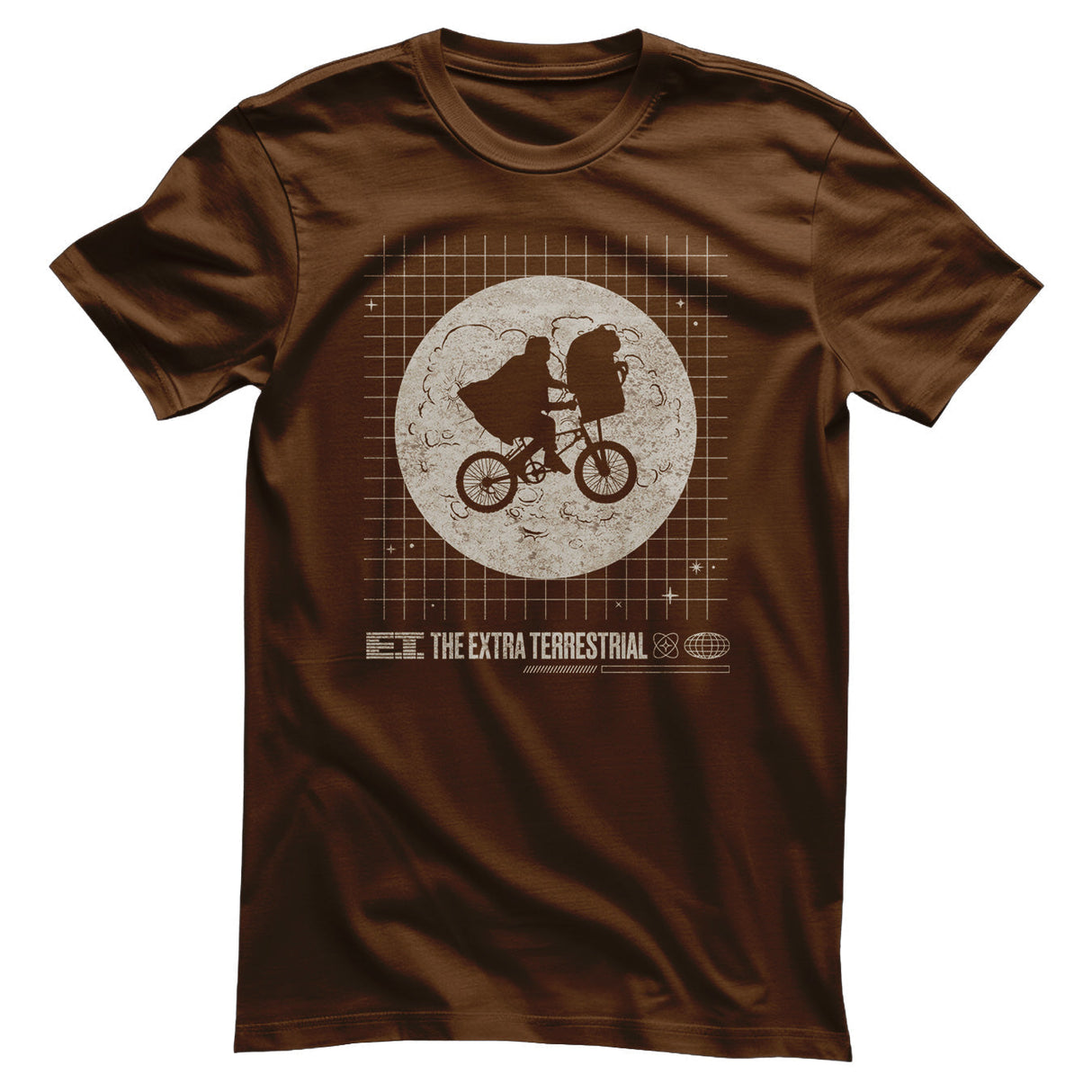 E.T. - Washed Grid Mens T-Shirt