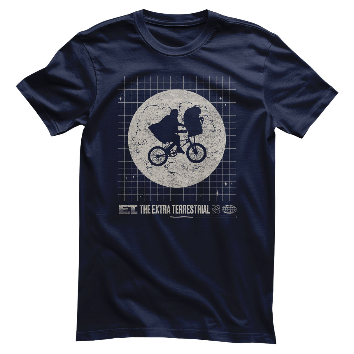 E.T. - Washed Grid Mens T-Shirt