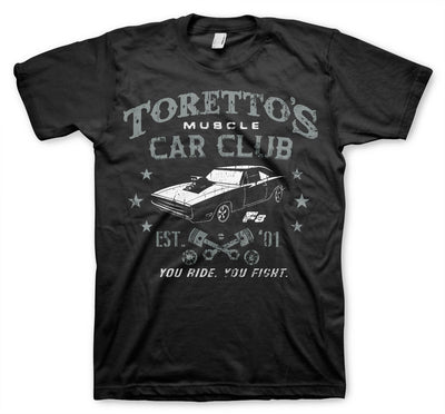 Fast & Furious - Toretto's Muscle Car Club Mens T-Shirt