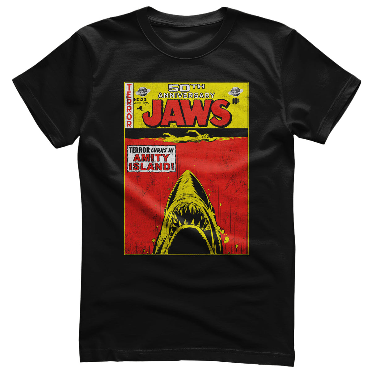JAWS - 50th Anniversary Mens T-Shirt