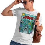 JAWS - Doodler Poster Mens T-Shirt