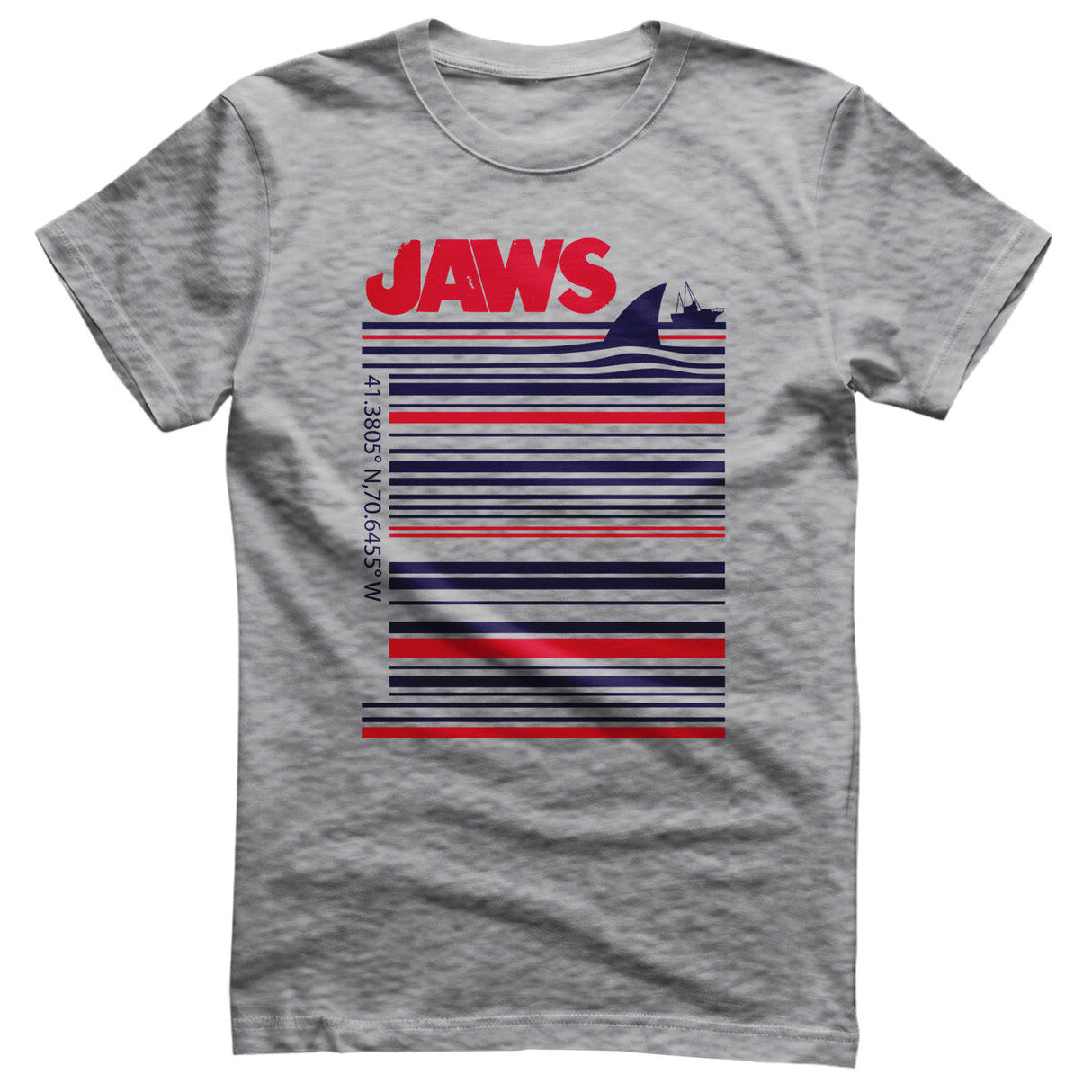 JAWS - Barcode Mens T-Shirt