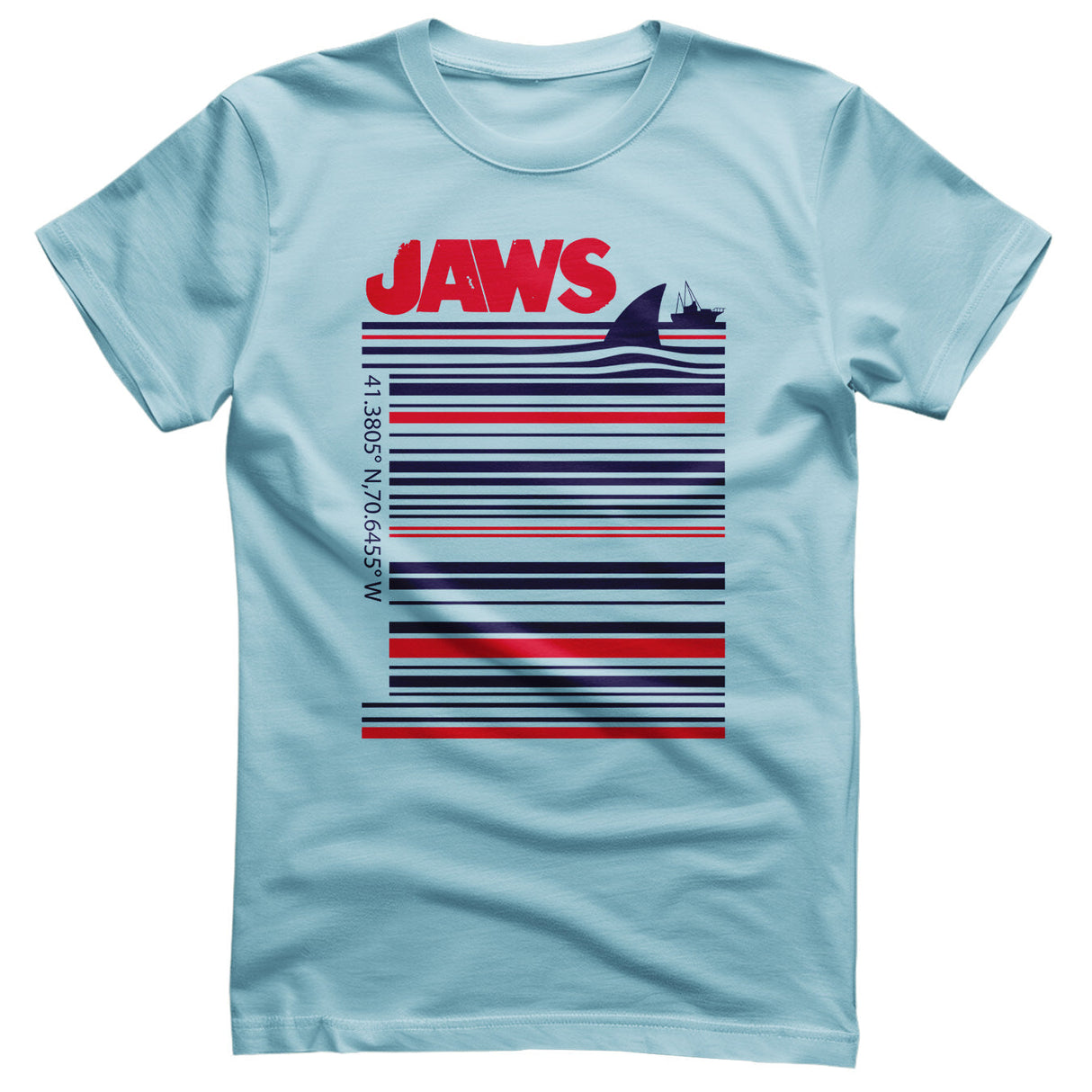JAWS - Barcode Mens T-Shirt