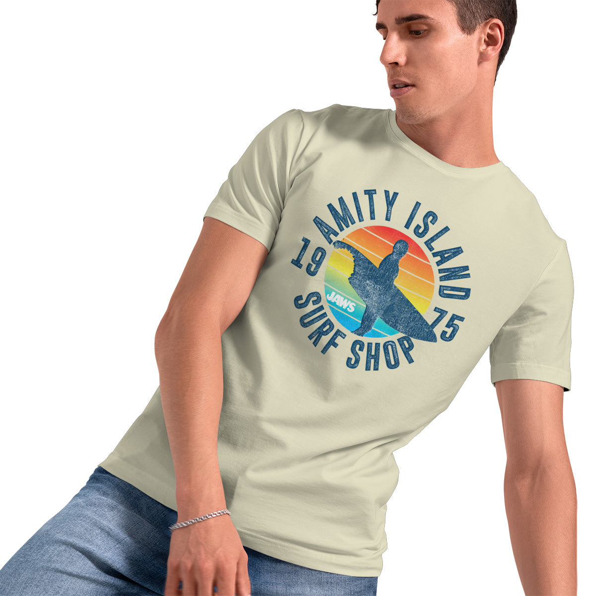 JAWS - Amity Island Surf Shop Mens T-Shirt
