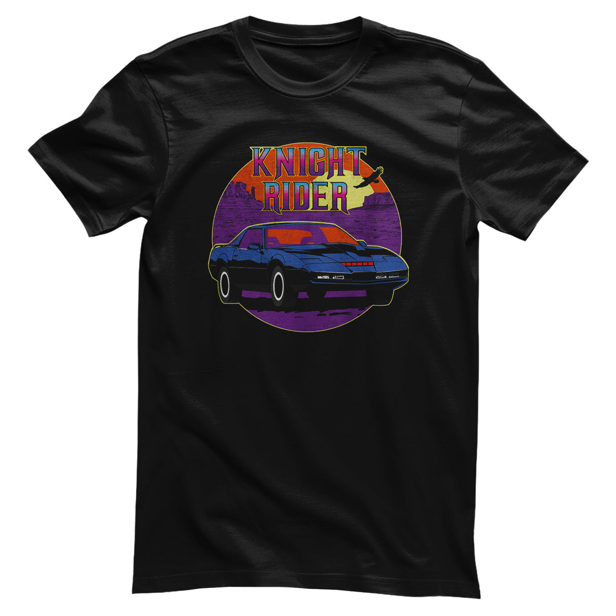 Knight Rider - Kight Rider Retro Sunset Mens T-Shirt