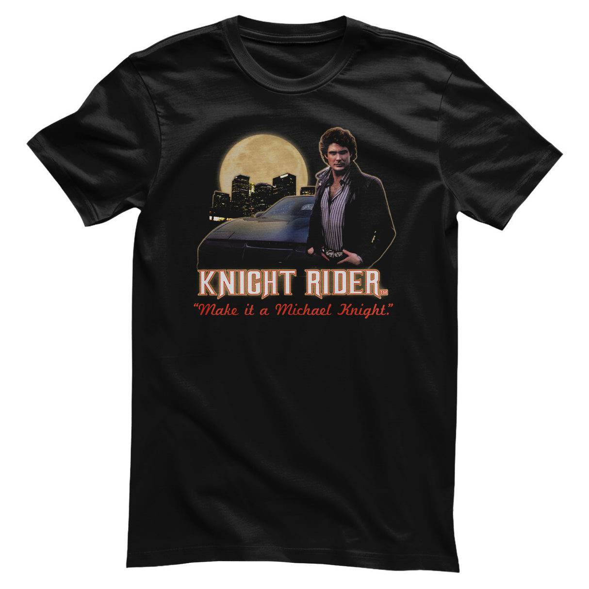 Knight Rider - Make It A Michael Knight Mens T-Shirt