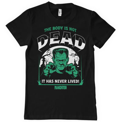 Universal Monsters - Frankenstein - The Body Is Not Dead Mens T-Shirt