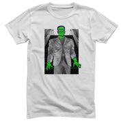 Universal Monsters - Frankenstein Street Mashup Mens T-Shirt
