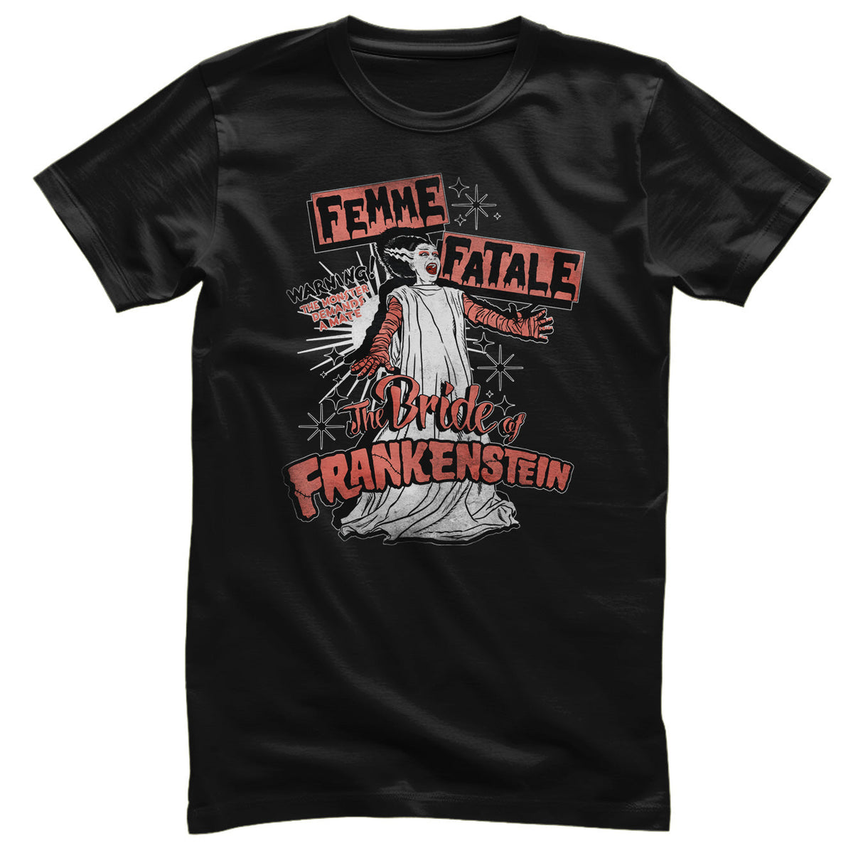 Universal Monsters - Femme Fatale Mens T-Shirt