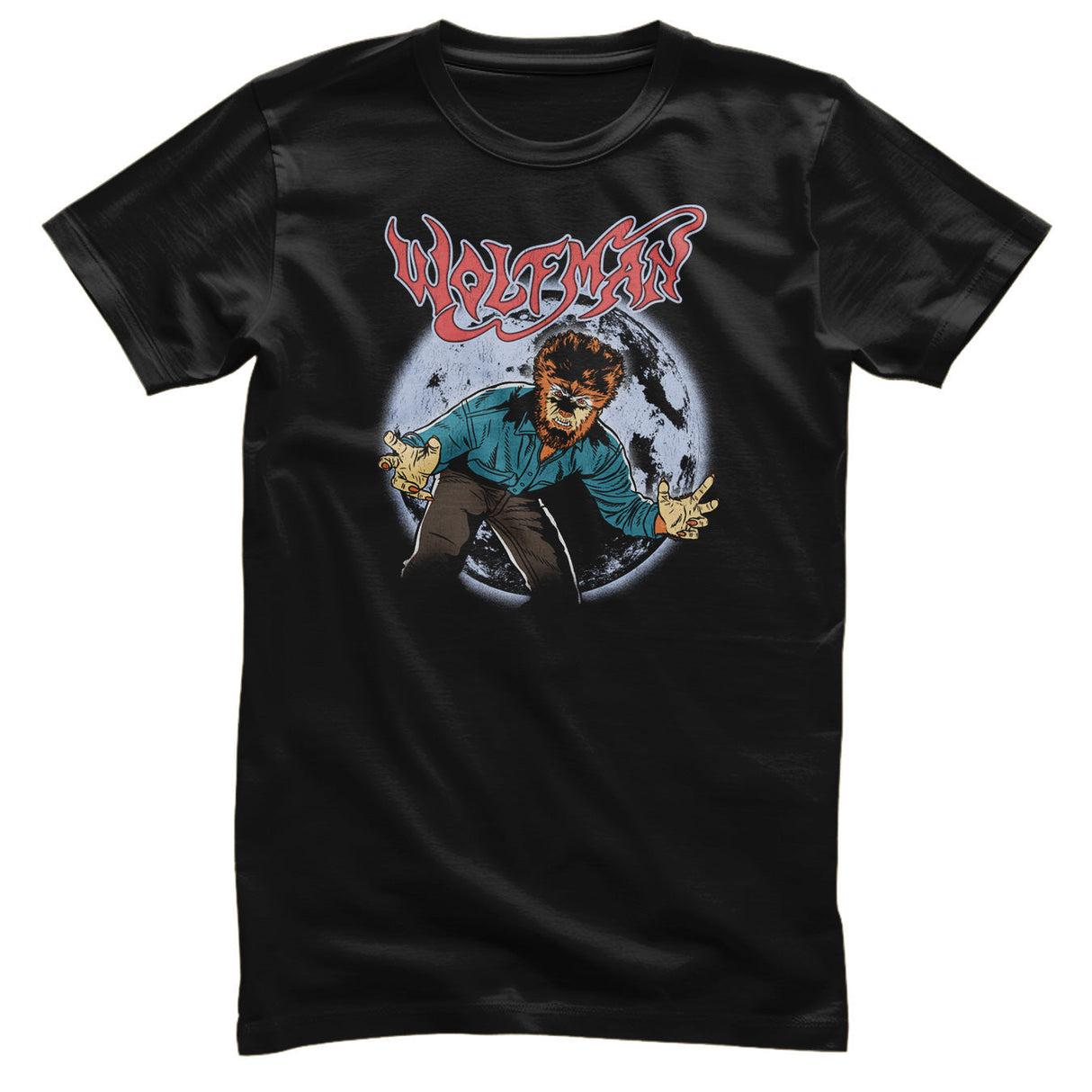 Universal Monsters - Wolfman Mens T-Shirt