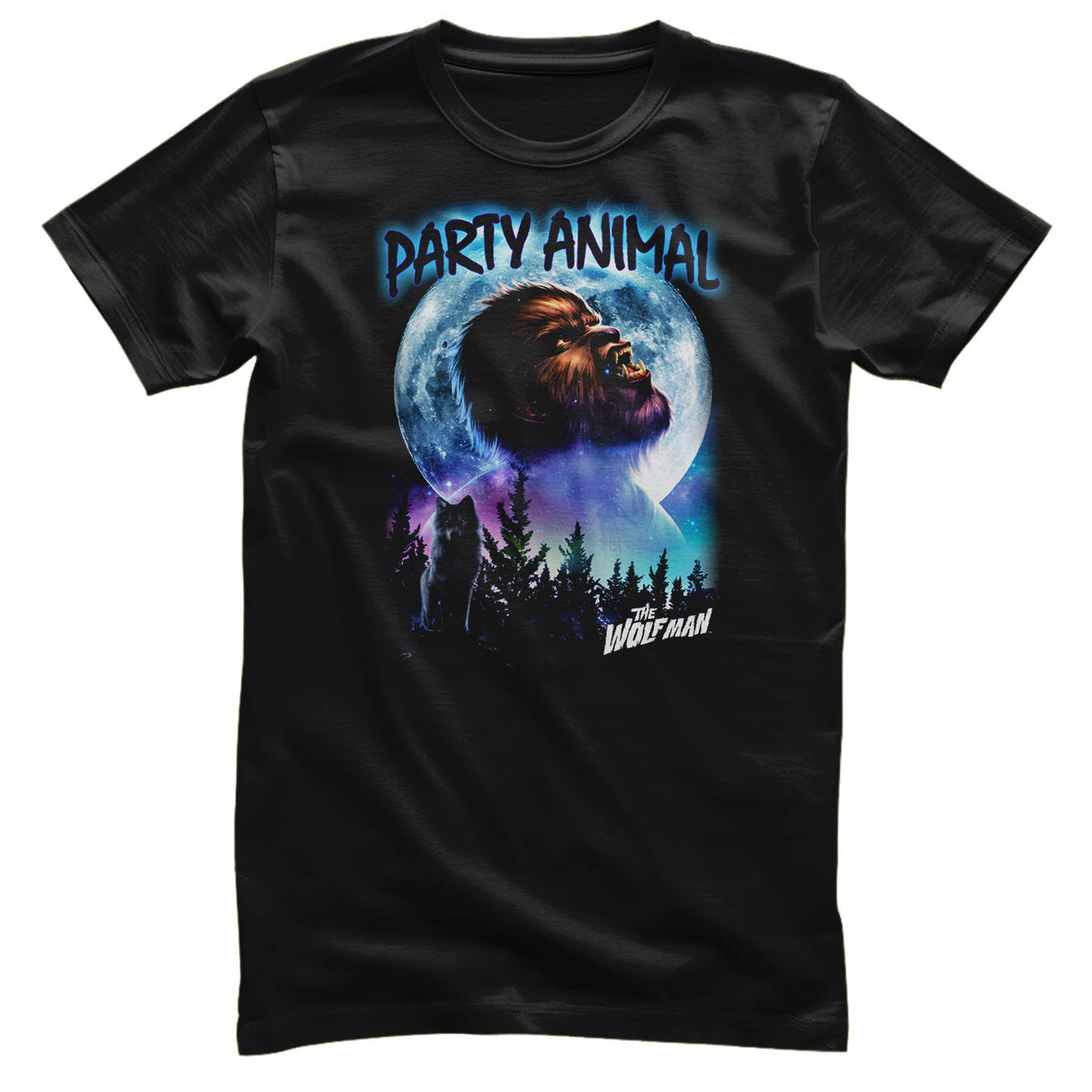 Universal Monsters - The Wolfman - Party Animal Mens T-Shirt