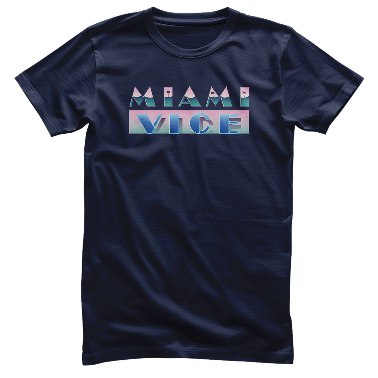 Miami Vice - Airbrush Logo Mens T-Shirt