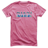 Miami Vice - Airbrush Logo Mens T-Shirt