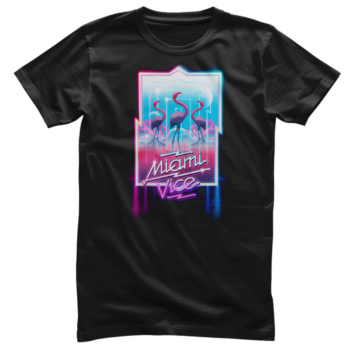 Miami Vice - Neon Sign Mens T-Shirt